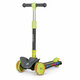 Trotineta ultrapliabila cu 3 roti pentru copii Timy, Green Lime, 3 ani+, Lionelo 637526