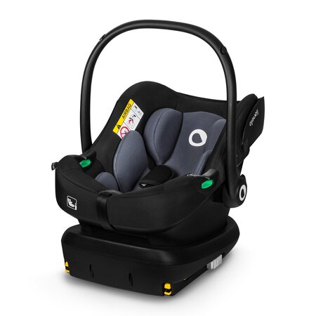 Baza auto I-Size cu Isofix, Black, Lionelo 637637