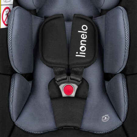 Scoica auto Astrid I-Size, 40 - 87 cm, Black Grey, Lionelo 637659