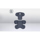 Scoica auto Astrid I-Size, 40 - 87 cm, Black Grey, Lionelo 637665