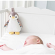 Jucarie de plus cu lampa de veghe si mecanism de linistire bebe Pinguinul Phoebe, +0 luni, Zazu Kids 637748
