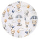 Aparatoare tip rulou pentru patut, Parachutes Blue, 180 cm, MimiNu 637743