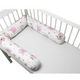 Aparatoare tip rulou pentru patut, Pink Ballerina, 180 cm, MimiNu 637758