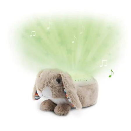 Proiector si lampa de veghe muzicala Iepurasul Ruby, 0 luni+, Zazu Kids 637777