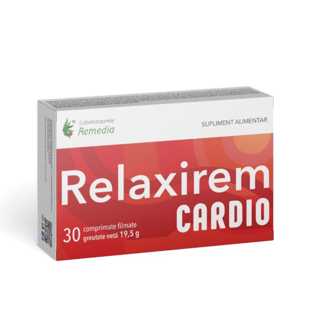 Relaxirem Cardio, 30 comprimate, Remedia