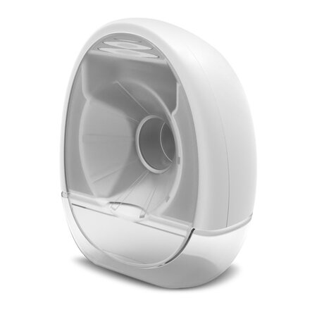 Pompa de san portabila cu functie de masaj Fidi, White, Lionelo 637880