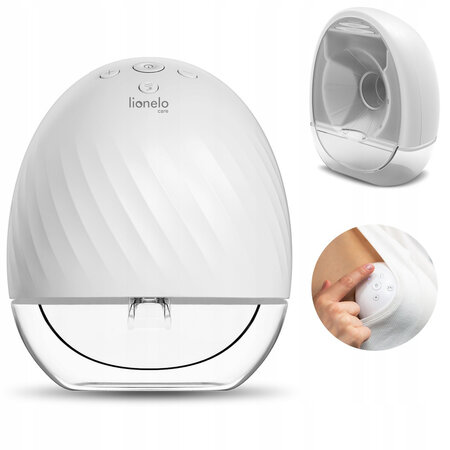 Pompa de san portabila cu functie de masaj Fidi, White, Lionelo 637890