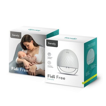 Pompa de san portabila cu functie de masaj Fidi, White, Lionelo 637893