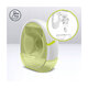 Pompa de san portabila cu functie de masaj Fidi, White, Lionelo 637884
