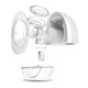 Pompa de san portabila cu functie de masaj Fidi, White, Lionelo 637879