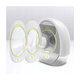 Pompa de san portabila cu functie de masaj Fidi, White, Lionelo 637886