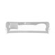Bariera de siguranta rabatabila pentru pat cu buzunar de accesorii Eva, 150 x 35 cm, Grey Melange, Lionelo 637940