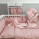 Cearceaf cu elastic pentru leagan sau patut co-sleeper Royal, Powder Pink, 90x40 cm, MimiNu 637937