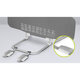 Bariera de siguranta pentru pat Lora, 105 x 45 cm, Grey Stone, Lionelo 637966