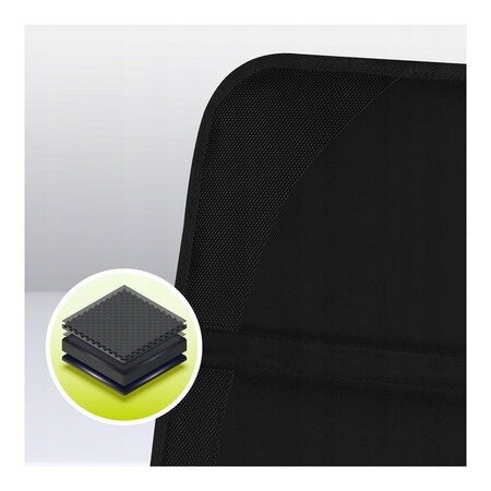 Protectie pentru bancheta masinii Sikker, 121 x 45 cm, Black Carbon, Lionelo 637983