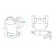 Marsupiu ergonomic Margareet, pana la 20 kg, Wave, Lionelo 638017
