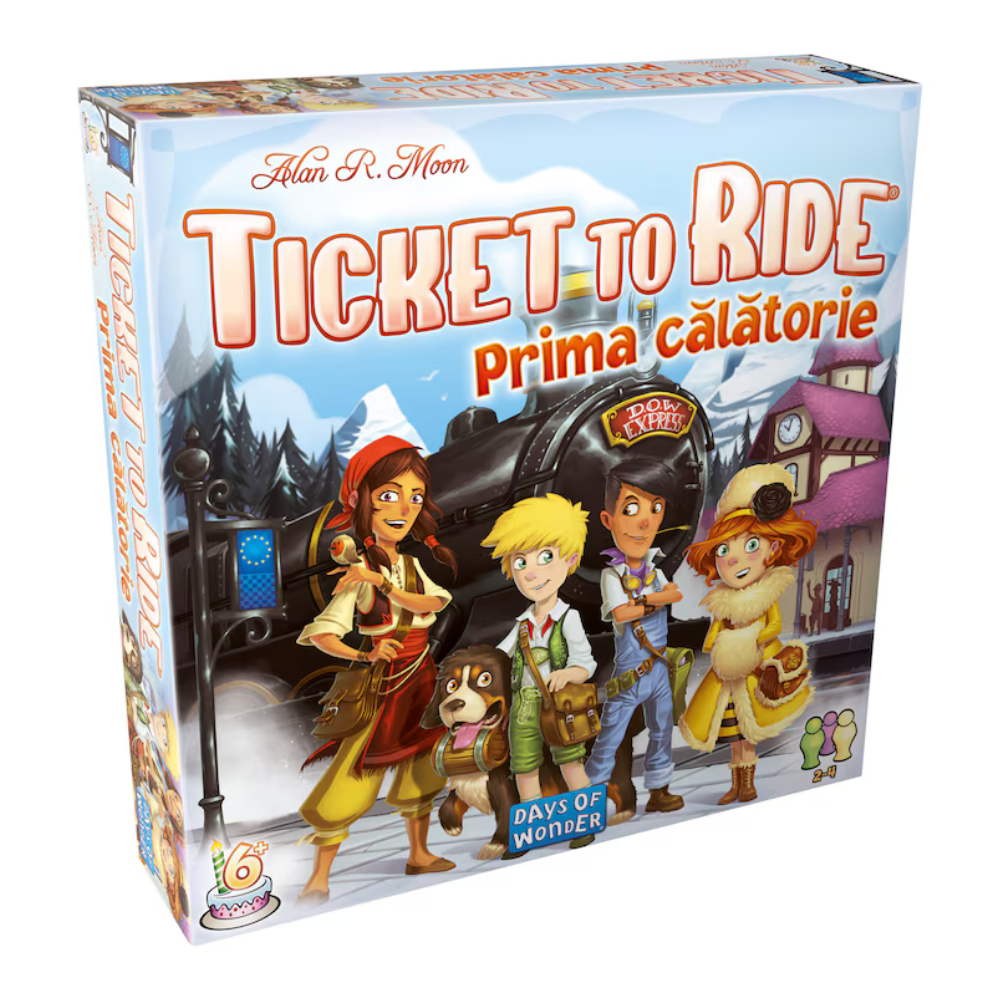 Joc de societate Prima Calatorie, 6 ani+, Ticket To Ride