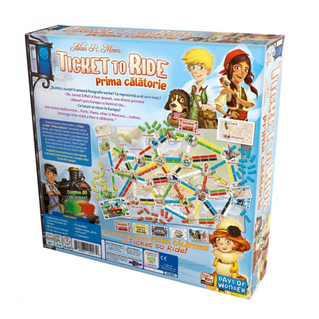 Joc de societate Prima Calatorie, 6 ani+, Ticket To Ride 638061