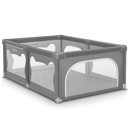 Tarc de joaca pentru copii Willow, 127 x 187 cm, Grey Concrete, Lionelo 638082