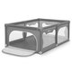 Tarc de joaca pentru copii Willow, 127 x 187 cm, Grey Concrete, Lionelo 638085
