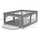 Tarc de joaca pentru copii Willow, 127 x 187 cm, Grey Concrete, Lionelo 638072