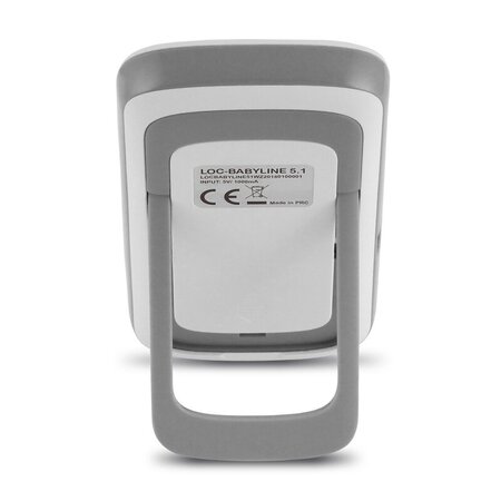 Video Monitor whireless cu 8 cantece de leagan si 2 camere independente Babyline 5.1, White, Lionelo 638097