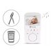 Video Monitor whireless cu 8 cantece de leagan si 2 camere independente Babyline 5.1, White, Lionelo 638104