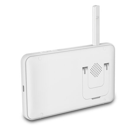 Video Monitor wi-fi cu senzor de temperatura si comunicare bidirectionala Babyline 6.2, White, Lionelo 638118