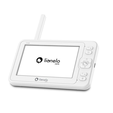 Video Monitor wi-fi cu senzor de temperatura si comunicare bidirectionala Babyline 6.2, White, Lionelo 638120