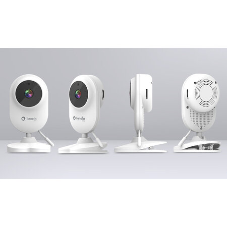 Video Monitor wi-fi cu senzor de temperatura si comunicare bidirectionala Babyline 6.2, White, Lionelo 638123