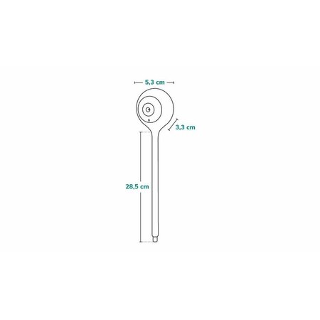 Video Monitor wifi cu senzor de temperatura Smart, White, Lionelo 638131