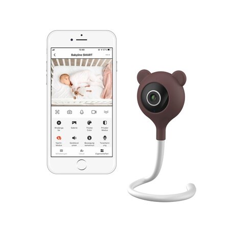 Video Monitor wifi cu senzor de temperatura Smart, White, Lionelo 638137