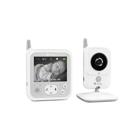 Videofon cu melodii Babyline 7.1, White, Lionelo 638147