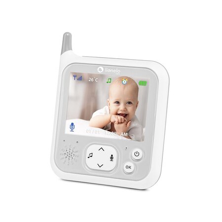 Videofon cu melodii Babyline 7.1, White, Lionelo 638142