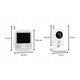 Videofon cu melodii Babyline 7.1, White, Lionelo 638148