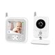 Videofon cu melodii Babyline 7.1, White, Lionelo 638157