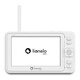 Videofon cu termometru si rotatie 360 Babyline 8.3, White, Lionelo 638161
