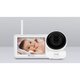 Videofon cu termometru si rotatie 360 Babyline 8.3, White, Lionelo 638171