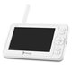 Videofon cu termometru si rotatie 360 Babyline 8.3, White, Lionelo 638165