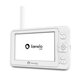 Videofon cu termometru si rotatie 360 Babyline 8.3, White, Lionelo 638163