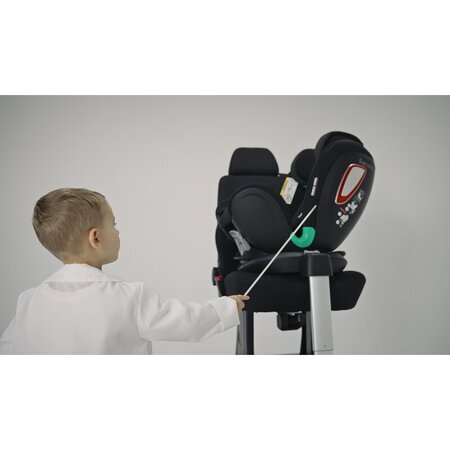 Scaun auto rotativ Antoon Plus I-Size, 40 - 105 cm, Black Onyx, Lionelo 638206