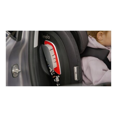 Scaun auto rotativ Antoon Plus I-Size, 40 - 105 cm, Black Onyx, Lionelo 638210