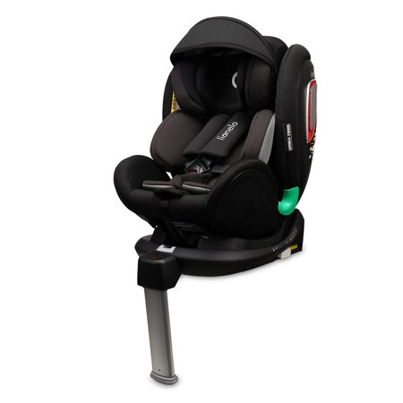 Scaun auto rotativ Antoon Plus I-Size, 40 - 105 cm, Black Onyx, Lionelo 638197