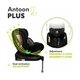 Scaun auto rotativ Antoon Plus I-Size, 40 - 105 cm, Black Onyx, Lionelo 638219