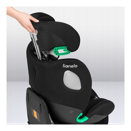 Scaun auto rotativ Braam I-Size, 40 - 150 cm, Black Carbon, Lionelo 638237