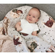 Cearceaf cu elastic pentru patut co-sleeper Leonie, Teddy Bear On Moon, 83x50 cm, MimiNu 638273