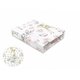Cearceaf cu elastic pentru patut co-sleeper Vera, Sweet Deer Pink, 90x50 cm, MimiNu 638341