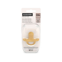 Suzeta fiziologica din silicon SX Pro Colour Essence, 0-6 luni, Galben Mustar, Suavinex
