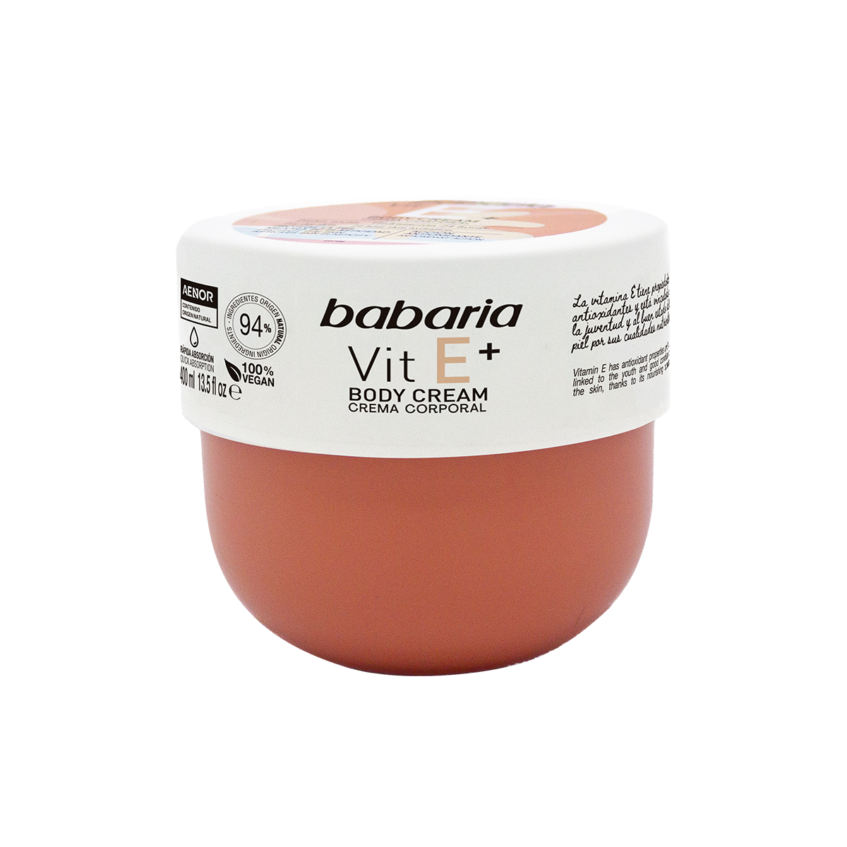 Crema de corp cu vitamina E, 400 ml, Babaria