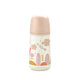Biberon cu tetina fiziologica SX Pro cu debit mediu Dreams, Piersica, 270 ml, Suavinex 638616